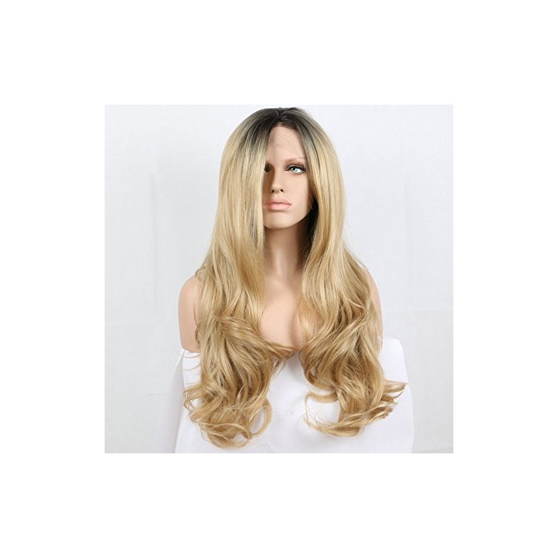 xiweiya Long Blonde Wig Hair for women Body Wave Ombre