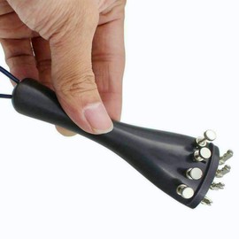 Violin Hardwood Tailpiece By Zest Violin Fiddle Hardwood Tailpiece in 4 Sizes 4/4 to 1/4 with 4 Silver Fine Tuners (1/4)