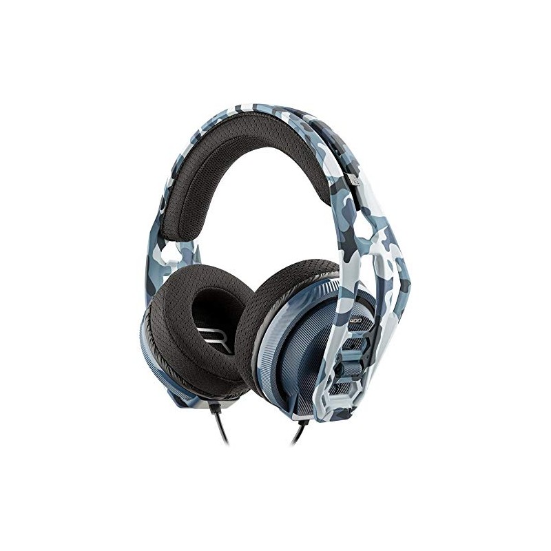Nacon RIG RIG400HSCAMOBLUE Gaming Headphones, Multi-Platform Compatibility, Blue Camouflage