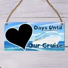 Days Until Our Cruise Countdown Sign - Fun & Stylish