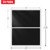 YIKIADA Black Rectangular Sticky Sticker 3 × 2 Inch Colour