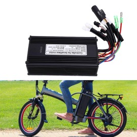 Generic 36V-52V Motor Controller, Aluminum Alloy E Bike Brushless Controller, 9 Tubes 26A Sine Wave with SM Connector for 36V 48V 52V 500W 750W Motors
