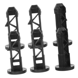 Mipcase 6 Pcs Trash Can Lid Connecting Pins Weatherproof Lid Hinge Pins for Outdoor Wheelie Bins for Garbage Can Covers Easy Clean Durable Trash Bin Accessories