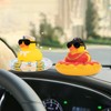Wonuu Car Rubber Duck Decoration - Dashboard Ornament with Mini