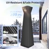 QH.HOME [2025 Upgraded Tear-Resistant Fabric] Patio Heater Covers, with Exclusive