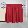 PureFit Wrap Around Ruffled Bed Skirt with Adjustable Elastic Belt