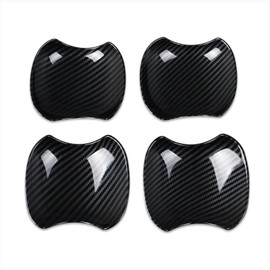RUIQ Toyota New Voxy VOXY / Noah NOAH 90 Series (From January 2014) Exterior Door Handle Protector Cover For Prevent Scratches On Door Knobs For Toyota Noah/VOXY (Carbon Fiber Black Specifications)