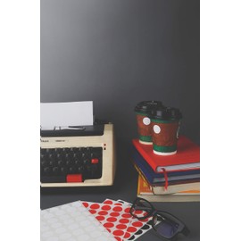 Royal Green Round Stickers Colored Labels 19mm 3/4 inch - Neon Red - 280 Pack