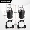 1Pair Rear Replacing Bump Stops Compatible With 2015-2024 Ford F150