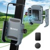 ZOEA Golf Cart Magnetic Phone Holder, Smartphone Mount, Ultra Strength Magnet Golf Phone Caddy, 360°Rotatable/One-Handed Pick & Place View Golf Cart Accessories Golf Gifts (Grey)