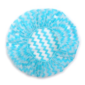 Basicare Deluxe Shower Cap Clear with Black Dots One Size Fits All