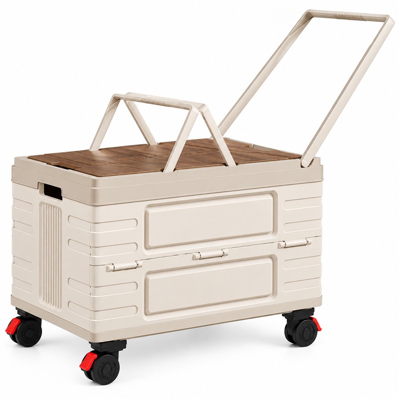 Heavy Duty Folding Storage Cart for Home & Outdoor Use