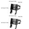 Al Alloy Bicycle Mobile Phone Holder Scooter Rotatable Smartphone Holder