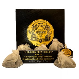 Mariage Freres - EARL GREY FRENCH BLUE (TB8005) - 30 Muslin Tea Sachet / bags