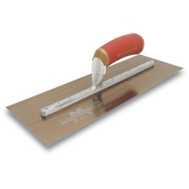MARSHALLTOWN DuraFlex Finishing Trowel, 14 x 5 Inch, 11 5/8 Inch Mounting, DuraSoft Handle, Made in the USA, Plaster and Drywall Finishing Tools, 4683DFDL