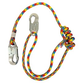 Arbo Space Huracan 1/2" Adjustable Buckstrap Arborist and Tree Climber Lanyard (4-7')