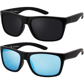 La Optica B.L.M. Men's UV400 Sport Sunglasses - Single / Twin Pack - Blue - M