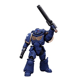 JOYTOY Warhammer 40K 1/18 Action Figures Space Marines Ultramarines Outriders Brother Catonus Collectible Model