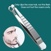 Ingrown Hair Tweezers - Nose Hair Clipper,Anti-Slip Round Tip Razor