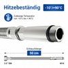 VIOKS Reinforced Hose Fitting Connection Hose 50 cm Flex Water