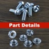 CYCBOLT 250PCS Body Work Bolt Kit Fit for CRF125F CRF100F