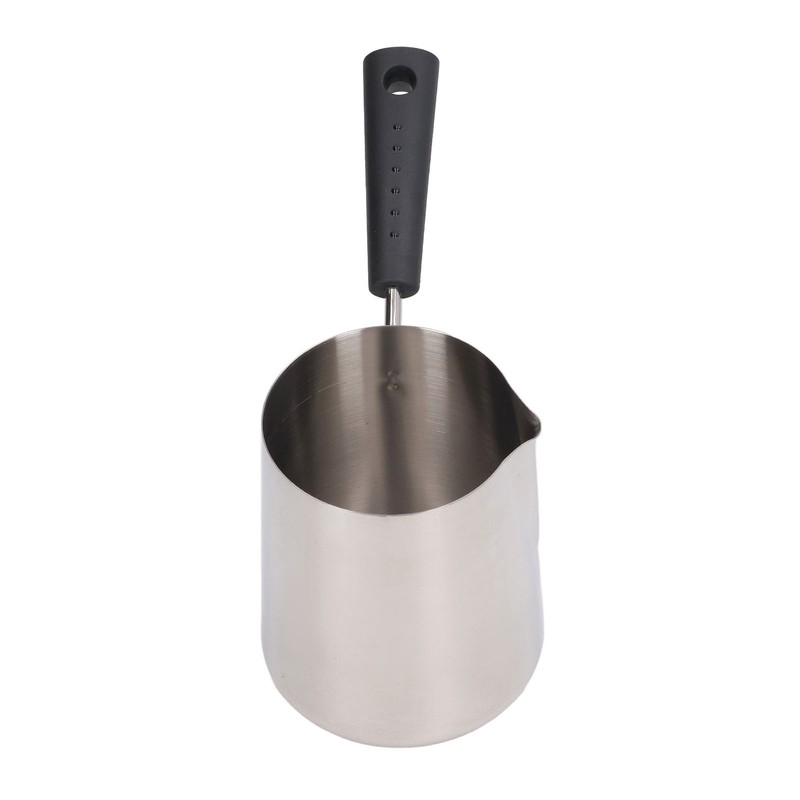 Coffee Milk Frothing Pitcher Cup 304 Stainless Steel Long Handle