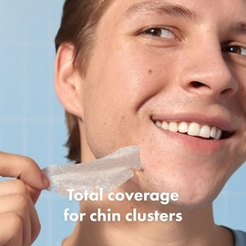 Mighty Patch Hero Cosmetics Chin Acne Pimple Patches, 10 Ct | XL Full Coverage Hydrocolloid Patch, Contoured for Chin, Non-Irritating, Dermatologist T
