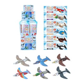 HENBRANDT Pack of 12 Bird Gliders – Kids Polystyrene Flying Gliders Toy Loot Party Bag Fillers Wedding for Girls and Boys