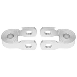 Shock Riser > Screw (optional), Duokon Shock Absorber, Pack of 2 Motorcycle Shock Absorber Riser Height Universal Motorcycle Rear Shock Absorber Riser 3 cm Silver (No Screw)
