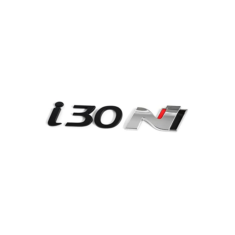 Hyundai 86320S0750 Lettering i30N Sticker Emblem Logo Black/Red