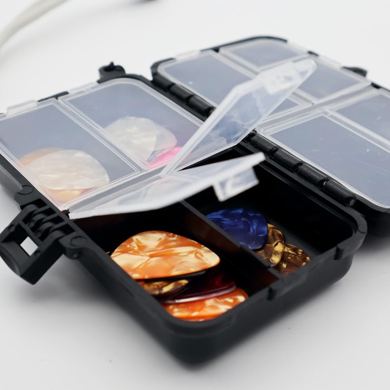 Guitar Pick Holder 35 Celluloid Guitar Picks 4 Size 4