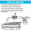 LKAHG 2PCS Car Inline Spark Plug Tester, Auto Straight Boot