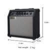 Electric Guitar Amplifier 20W Black Portable Smart amp 6.5'' Speaker