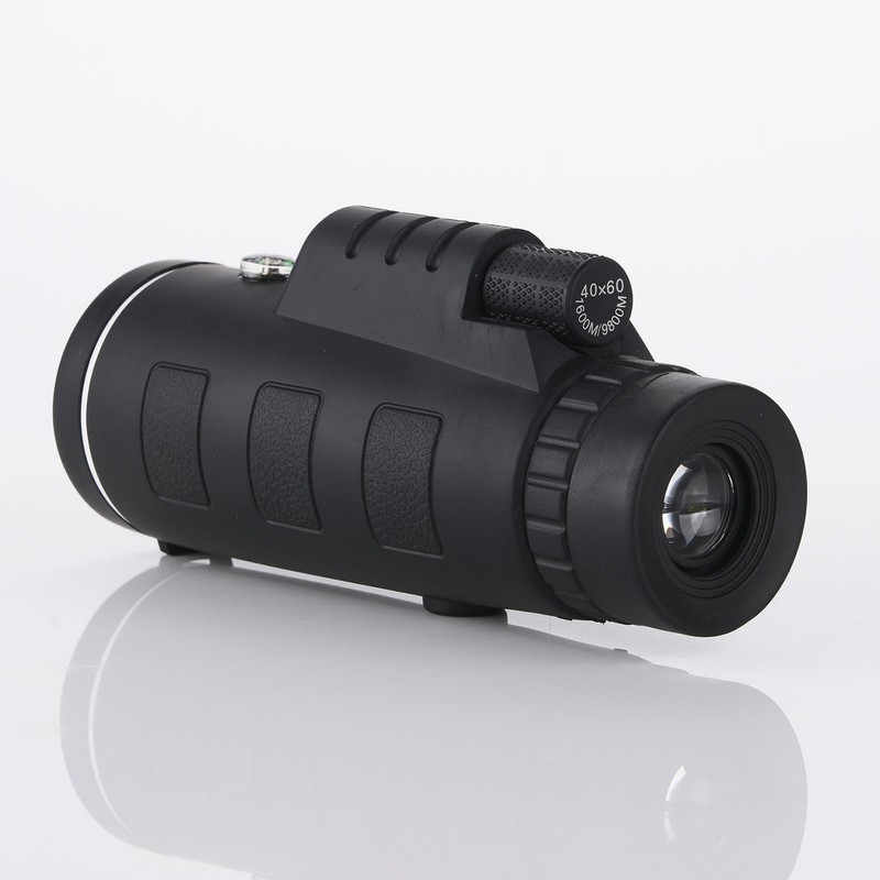 40X60 Monocular Telescope Waterproof HD Night Vision Magnifier Phone Camera