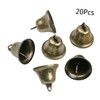 BIUDECO DIY Craft Bronze Bells 20pcs Set Small Bells for