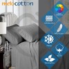 Melocotton Juego de Sábana Matrimonial de Microfibra 1800 grabada a