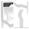 Radiator Mounting Bracket Hook Made of Cast Iron Heating Installation