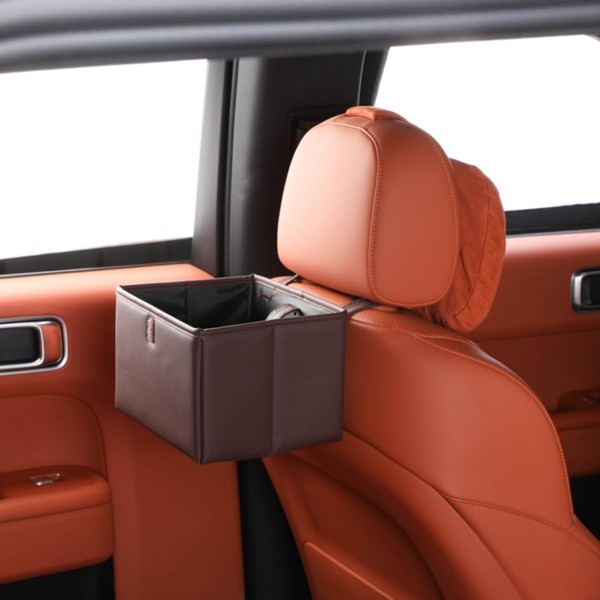 Qirc New Leak-Proof Car Trash Can, Universal Hanging Auto Garbage