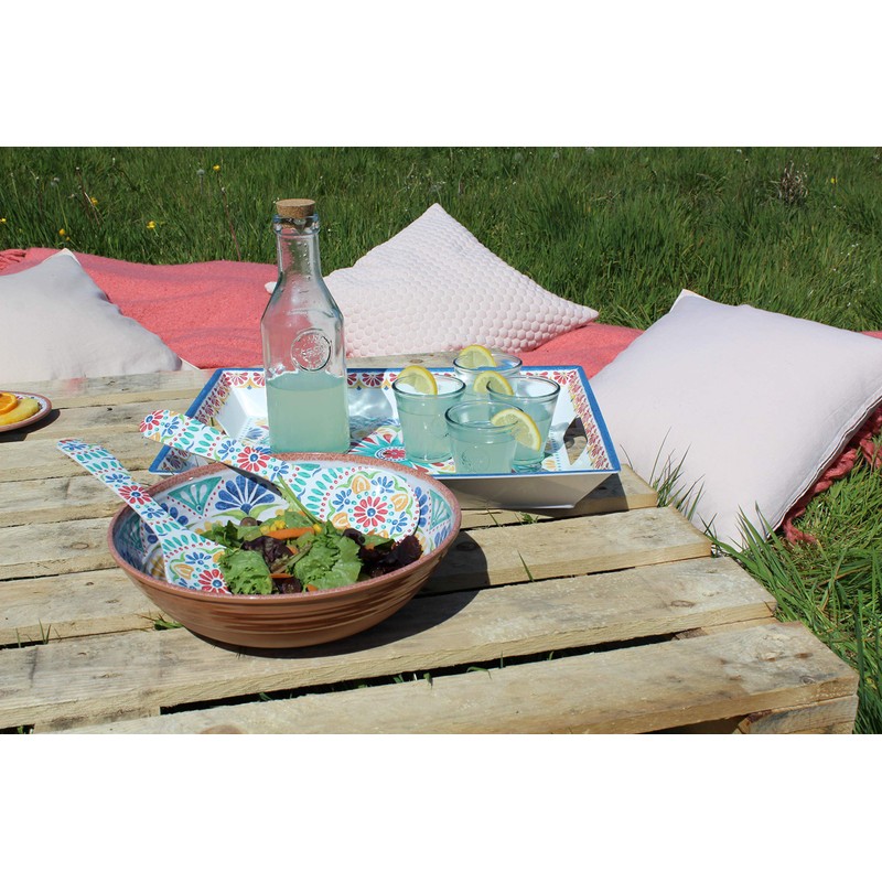 Auntie Morags Purely Home Re-usable Rio Medallion 30cm Melamine Salad