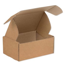 Aviditi Brown Kraft Deluxe Literature Mailing Boxes, 9 x 6 1/4 x 2 Inches, Pack of 50, Crush-Proof, for Shipping, Mailing and Storing