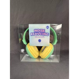 Vivitar Green and Yellow Noise Reducing Kids Earmuffs Age 5+ New