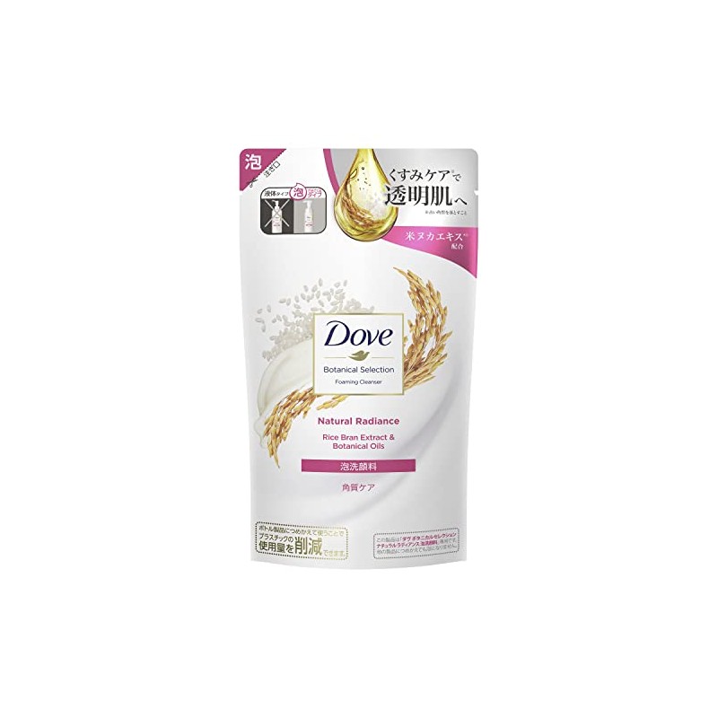 Dove Botanical Selection Dullness, Exfoliation, Tone Up, Natural Radiance, Foam