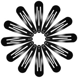 Frcolor Hair Clips, Black, Hairpins, Bangs, Clips, Cute, Hair Accessories, Hair Ornaments, Set of 50 (Black)