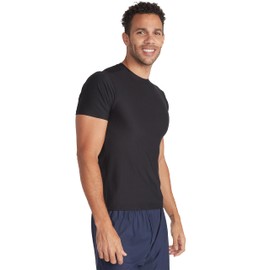 ExOfficio Men's Give-N-Go 2.0 Crew Neck, Black, Small