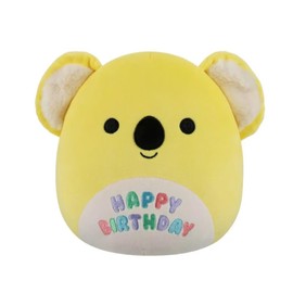 Squishmallows 2025 Original 5-Inch Happy Birthday Squad Plush - Collectible Soft & Squishy Mini Stuffed Animal Toy - Add to Your Squad - Gift for Kids, Girls & Boys (Donny Koala)