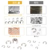 Snap Rings, E-Rings, Set of 120, M1.5-M10, Stainless Steel, Circlip