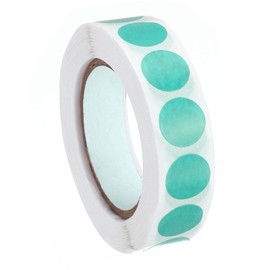 PATIKIL Colored Dot Stickers, 1/2" Round, 1000 Pcs Forest Blue Labels