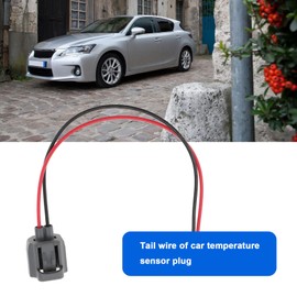 EMSea 1PC Automobile Coolant Temperature Sensor Plug Harness Compatible with Lexus CT200h 2011-2017 Compatible with LC500 2018-2023 Wire Length 15cm