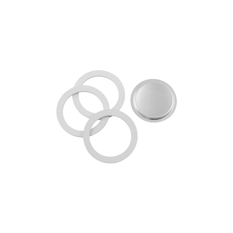 Bialetti Replacement Gasket & Filter for 6 Cup Espresso Maker