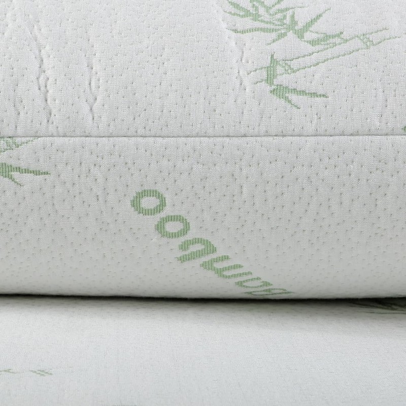 Dreamaker Twin Pack Bamboo Knitted Waterproof Pillow Protector, Naturally Anti-Microbial